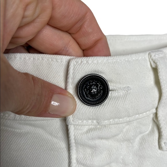 SLVRLAKE | Beatnik High Waisted Jeans in White Wash 24 - Picture 3 of 10